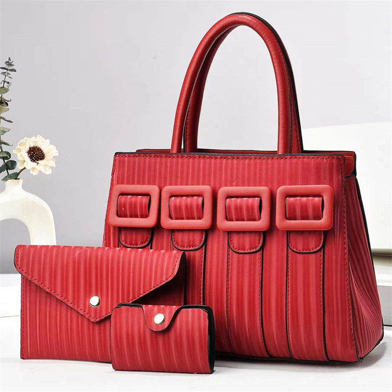 Large Capacity Three-Piece Handbag