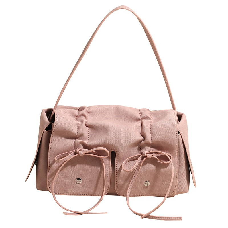 Square Bow Hand Messenger Bag