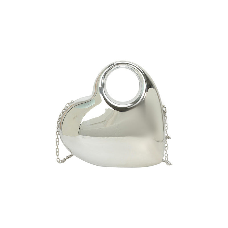 Versatile Trendy Heart Evening Bag