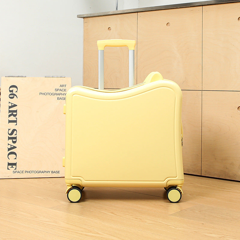 Children's Luggage Riding Trolley Case Boarding Bag