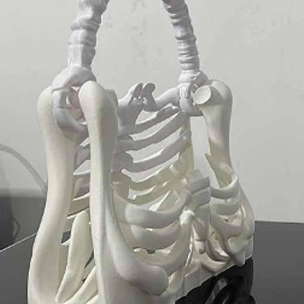 Printed Skeleton Bone Bag