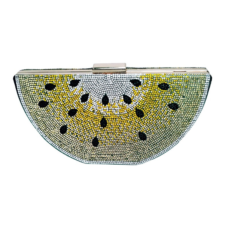 Diamond Fruit Clutch Evening Bag