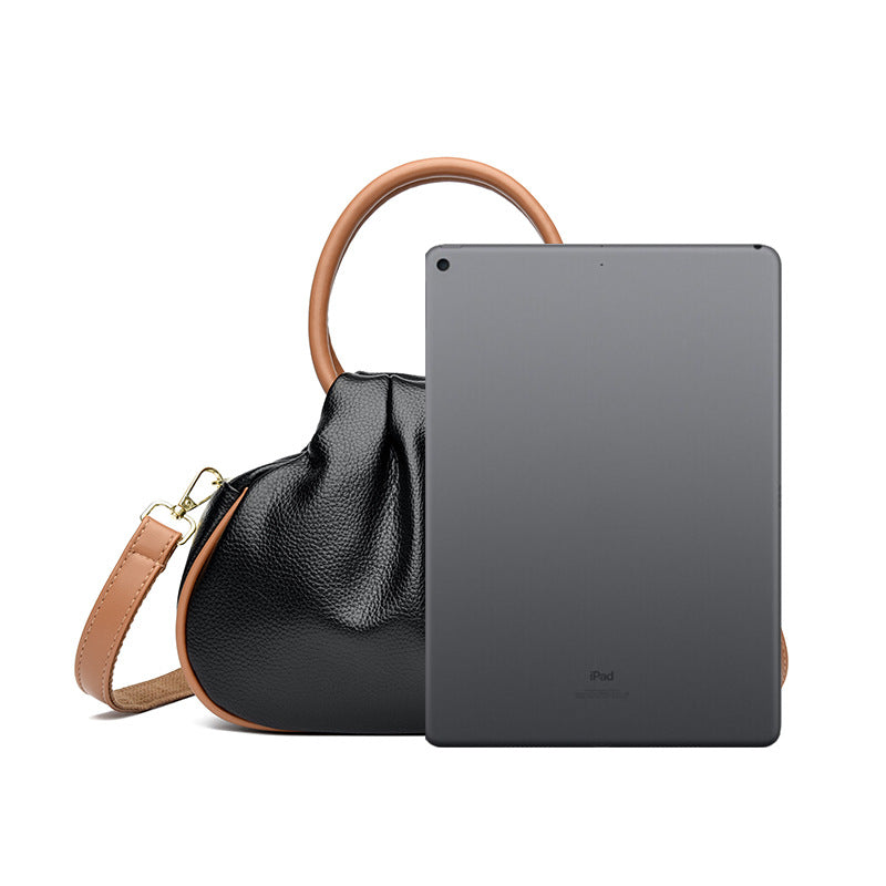 Pleated Crossbody Shoulder Bag