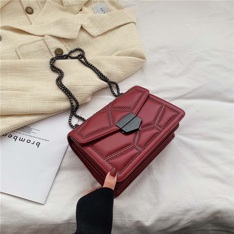 Casual Chain One Shoulder Messenger Square Bag