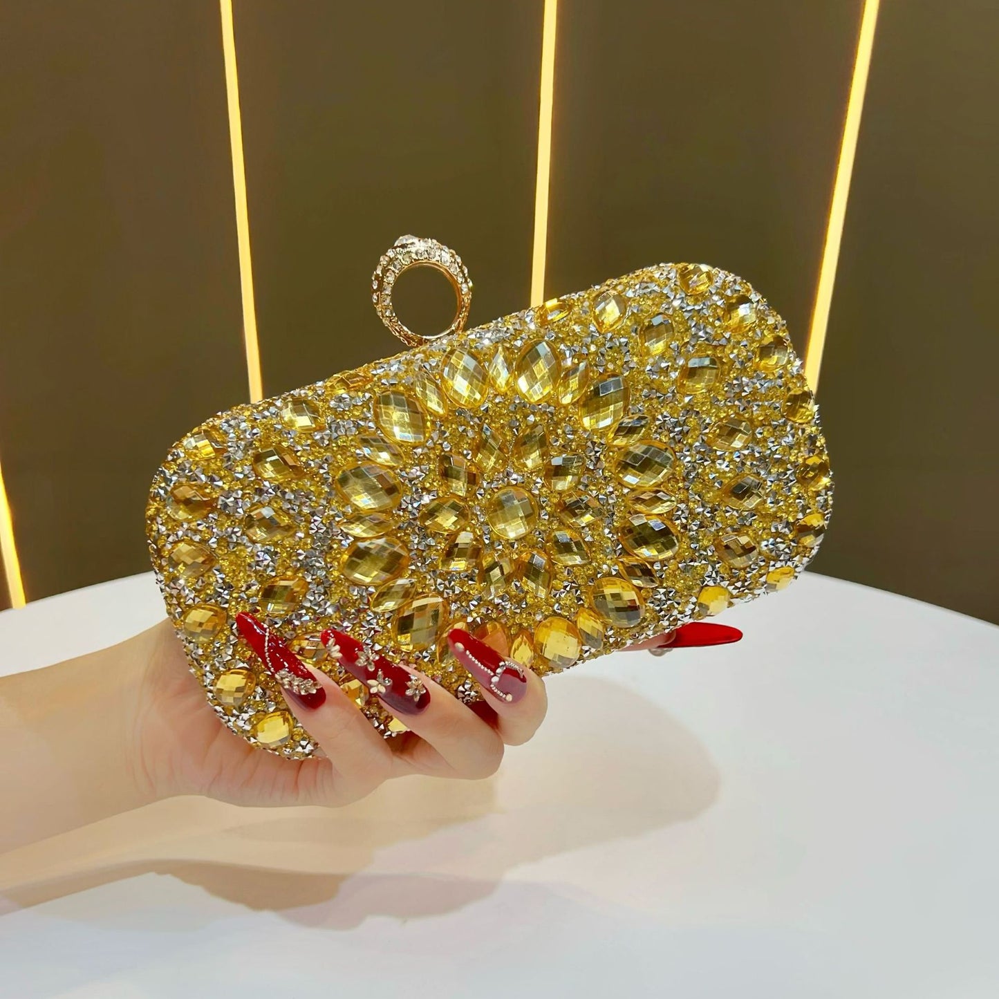 Jewelry Encrusted Clutch