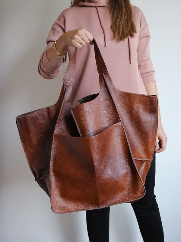 Vintage Large Capacity Handbag