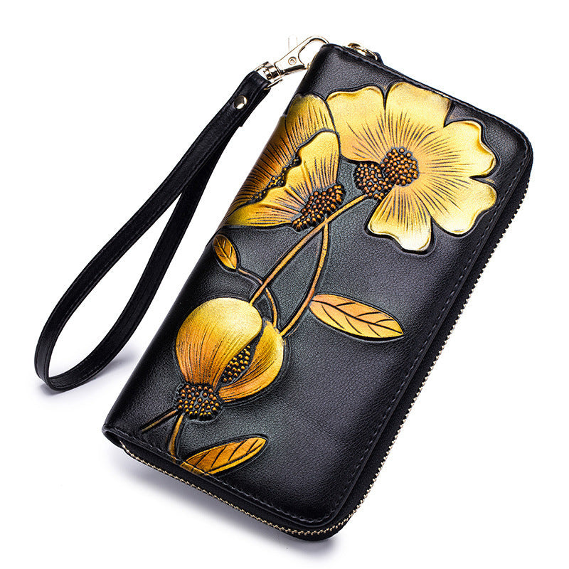 Long Leather Wallet