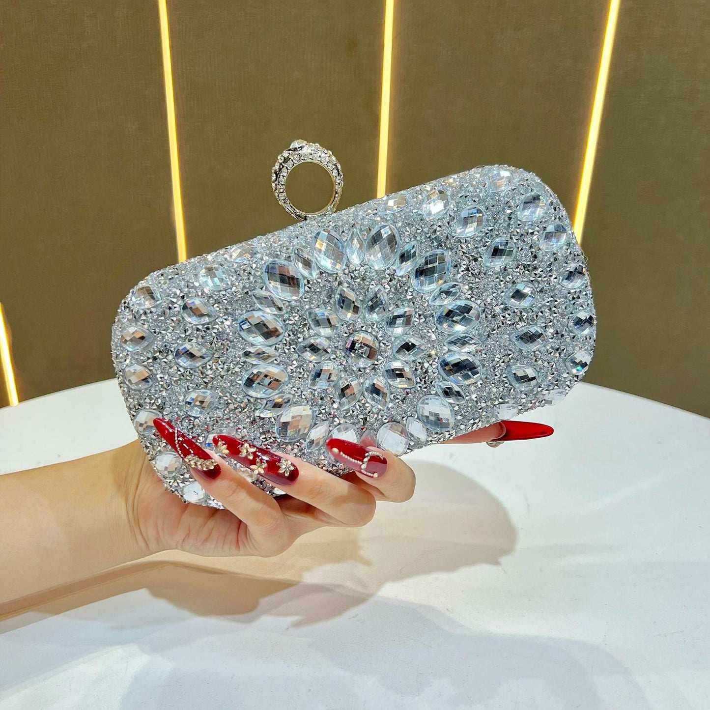 Jewelry Encrusted Clutch