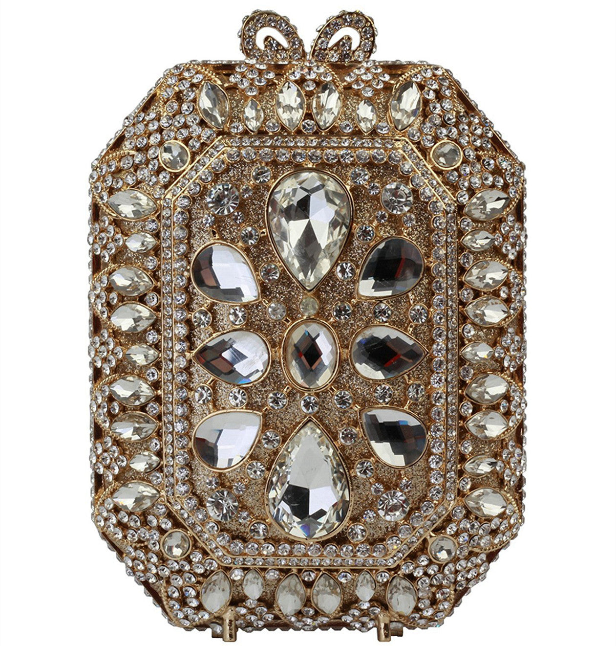 Clutch Bag with Handmade Diamond Evening