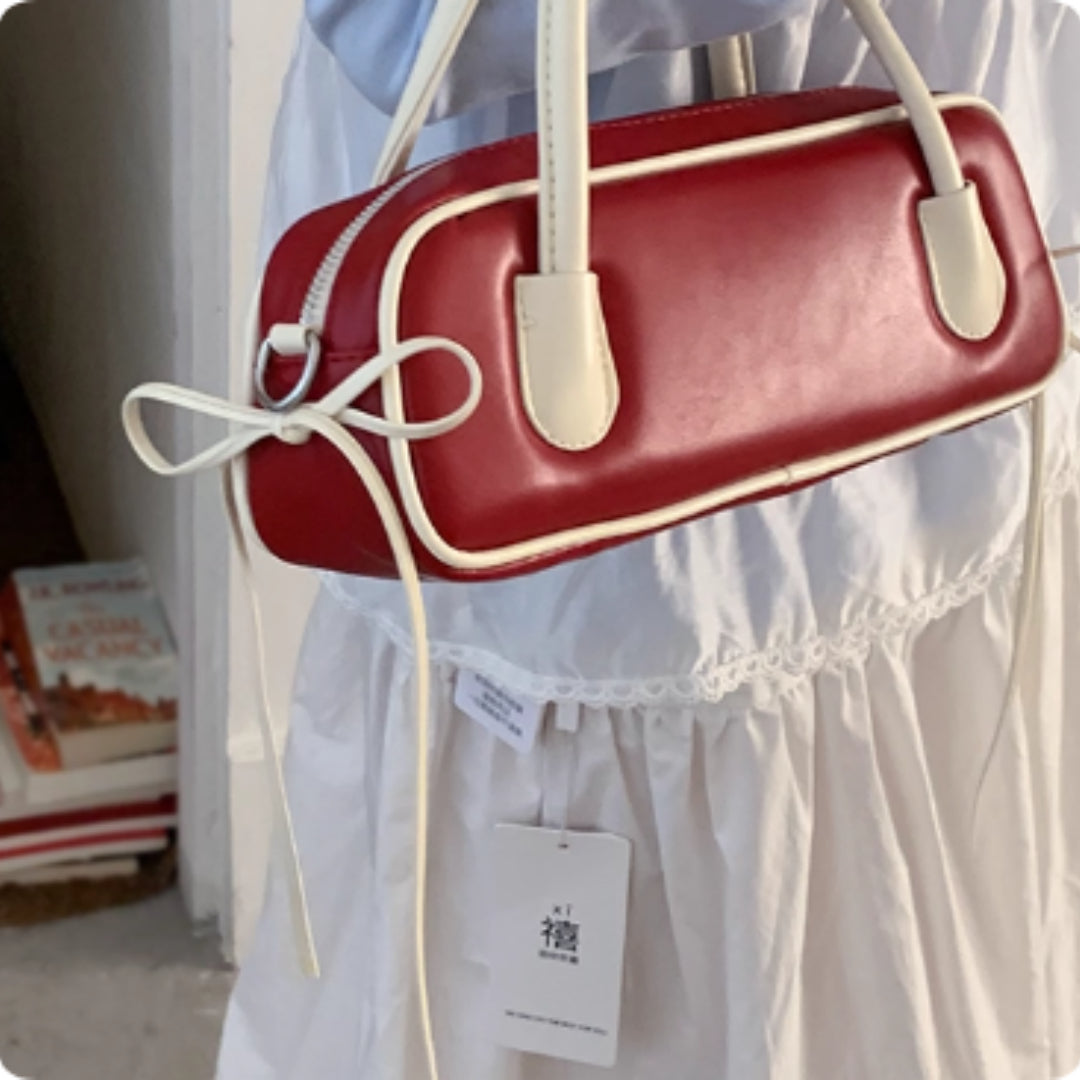 Retro Niche Red Handbag