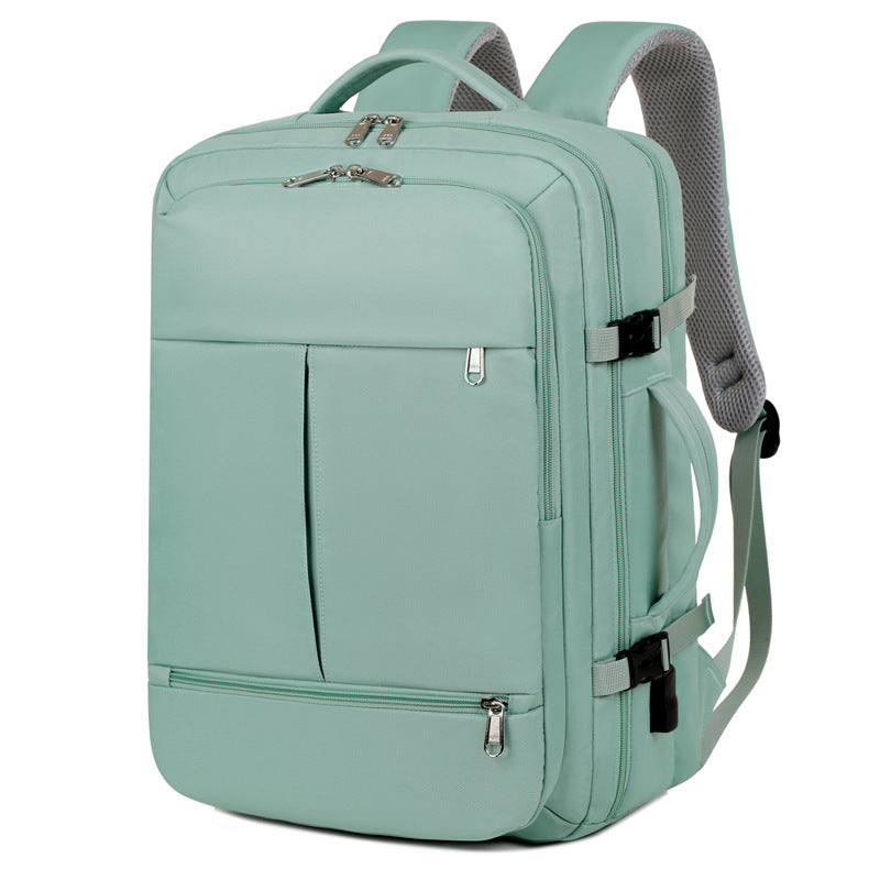 Large Capacity Backpack with Multiple Pockets and Zippers