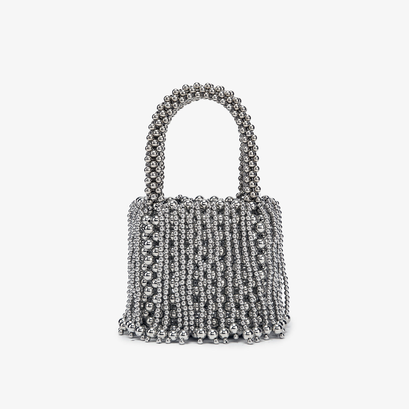 Acrylic Cat-eye Bead Pure Hand-braided Bag