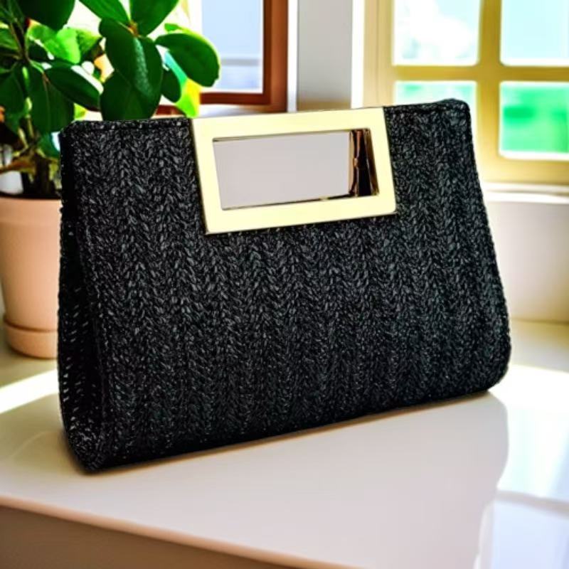 New Woven Chain Clutch Bag