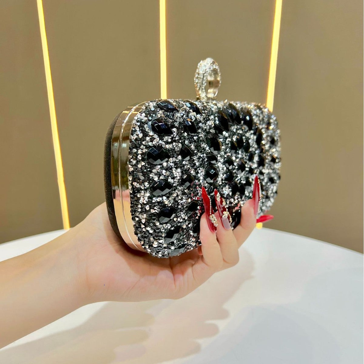 Jewelry Encrusted Clutch