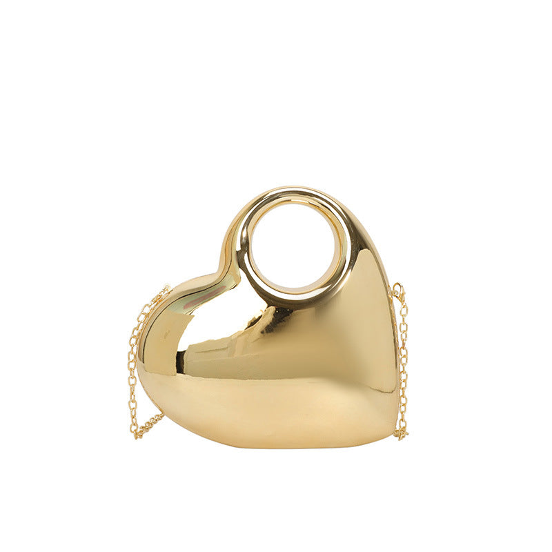 Versatile Trendy Heart Evening Bag