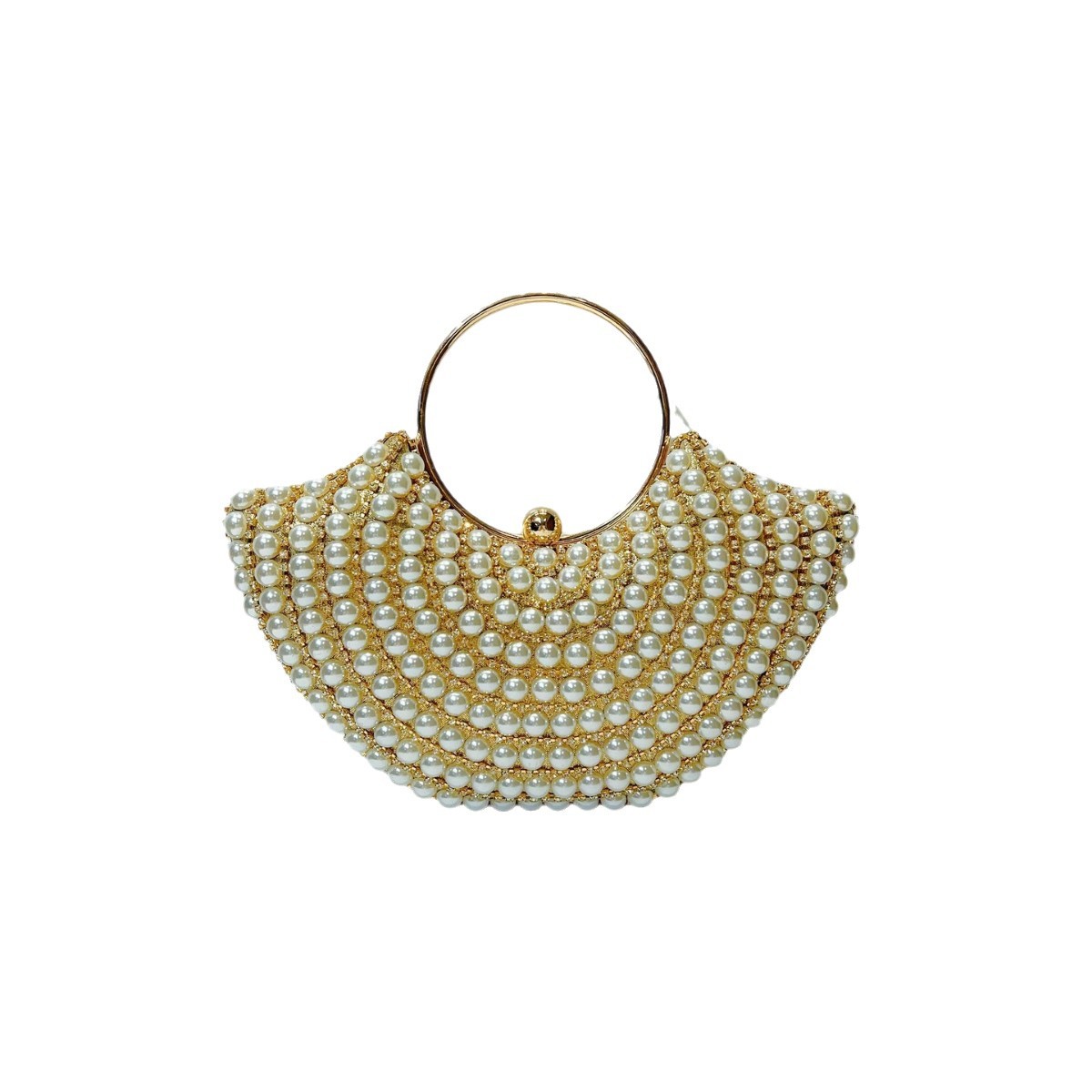 Pearl Classic Style Diamond Elegant Shoulder Bag