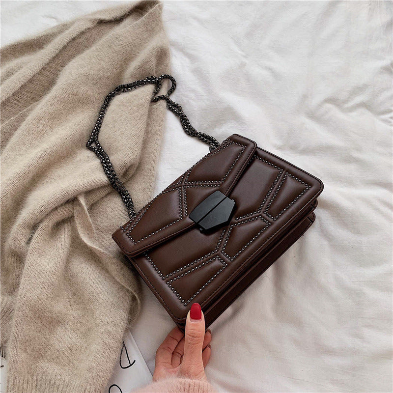 Casual Chain One Shoulder Messenger Square Bag