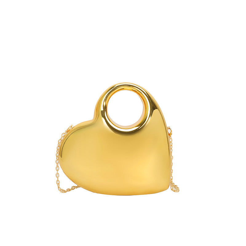 Versatile Trendy Heart Evening Bag