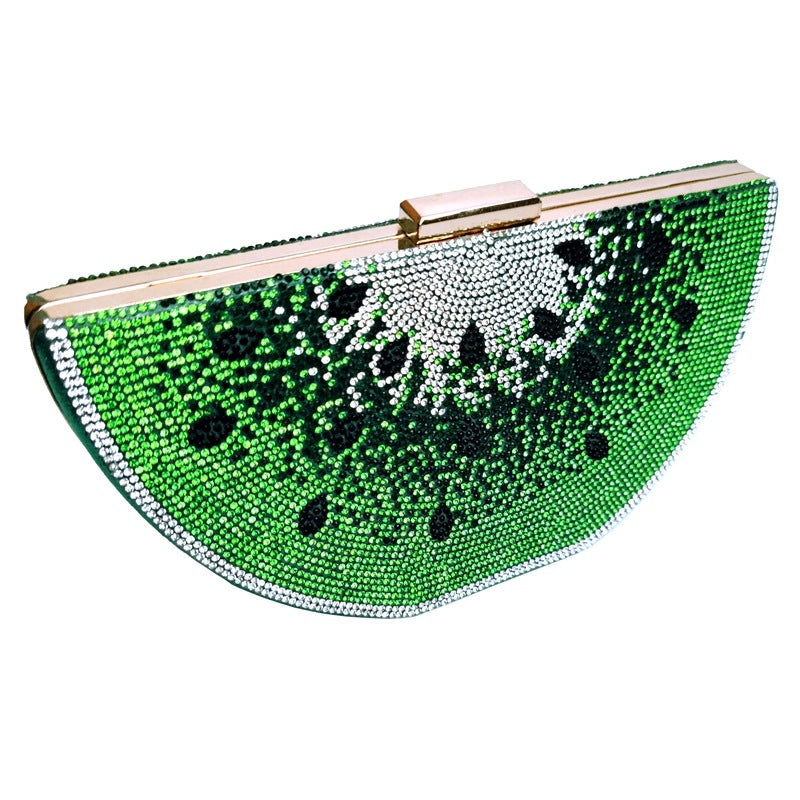 Diamond Fruit Clutch Evening Bag