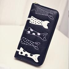 Dress‑appliqué wallet