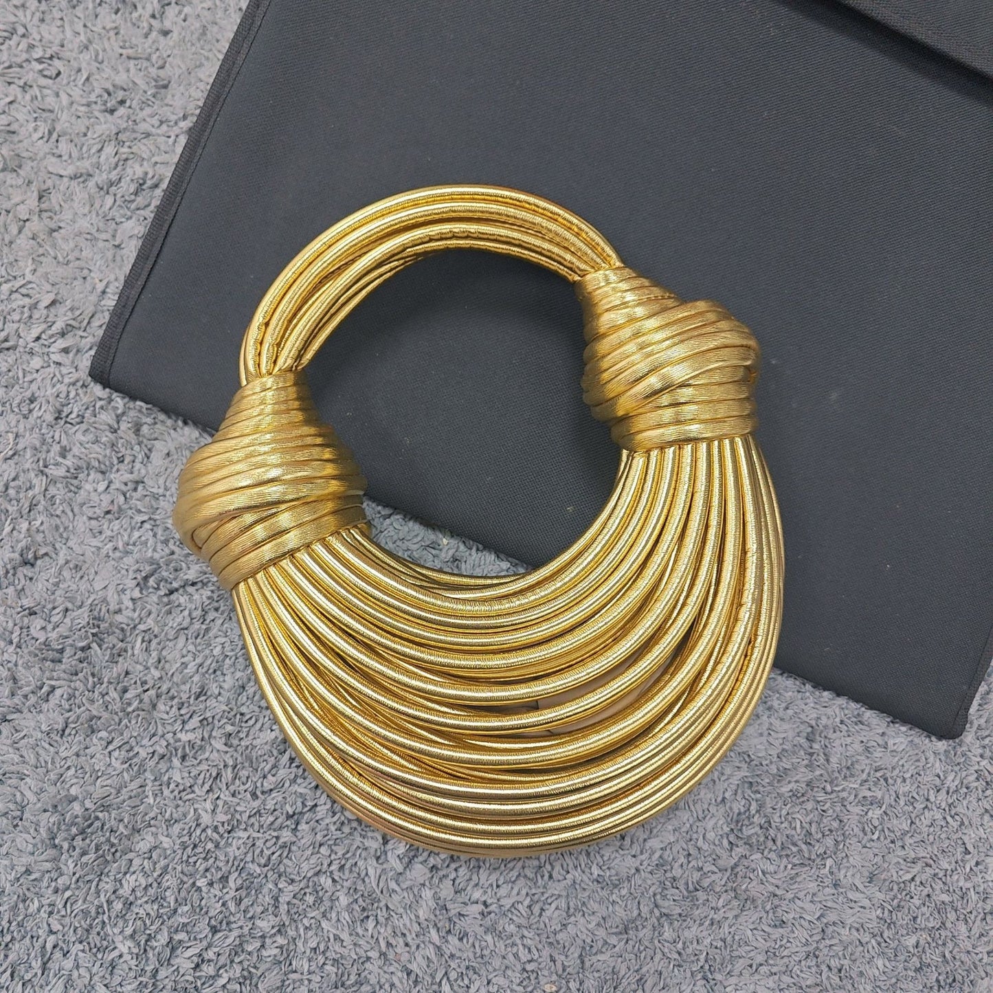 Instafamous Metal Noodles Underarm Bag