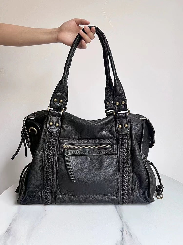 Retro Motorcycle Shoulder Messenger Bag