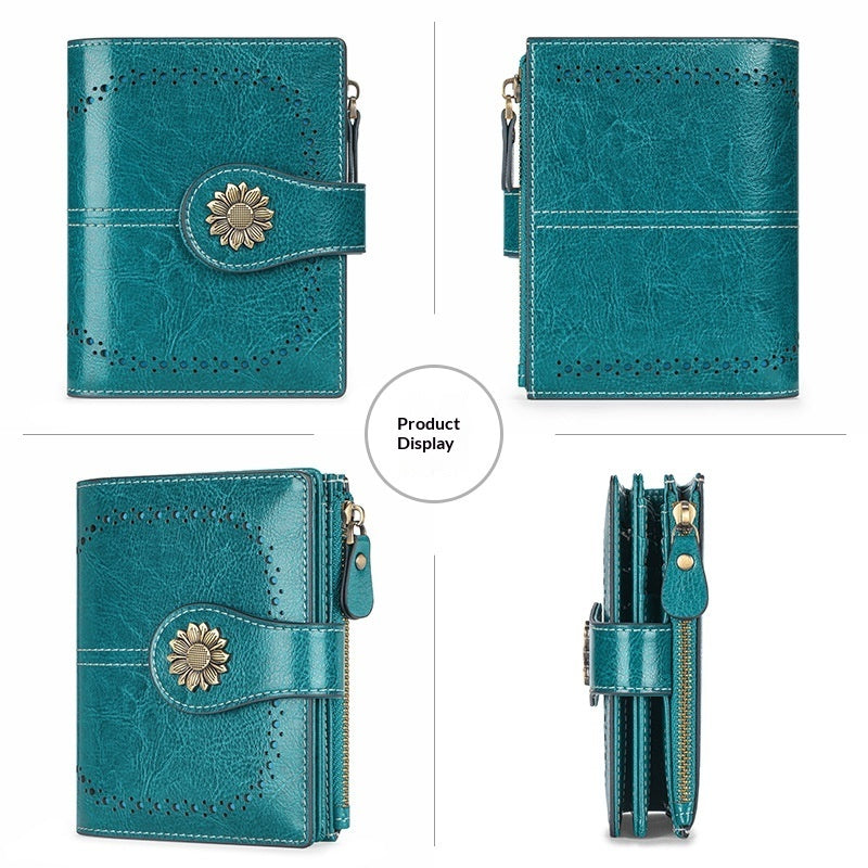 Anti-theft Card Holder Multi-function Wallett