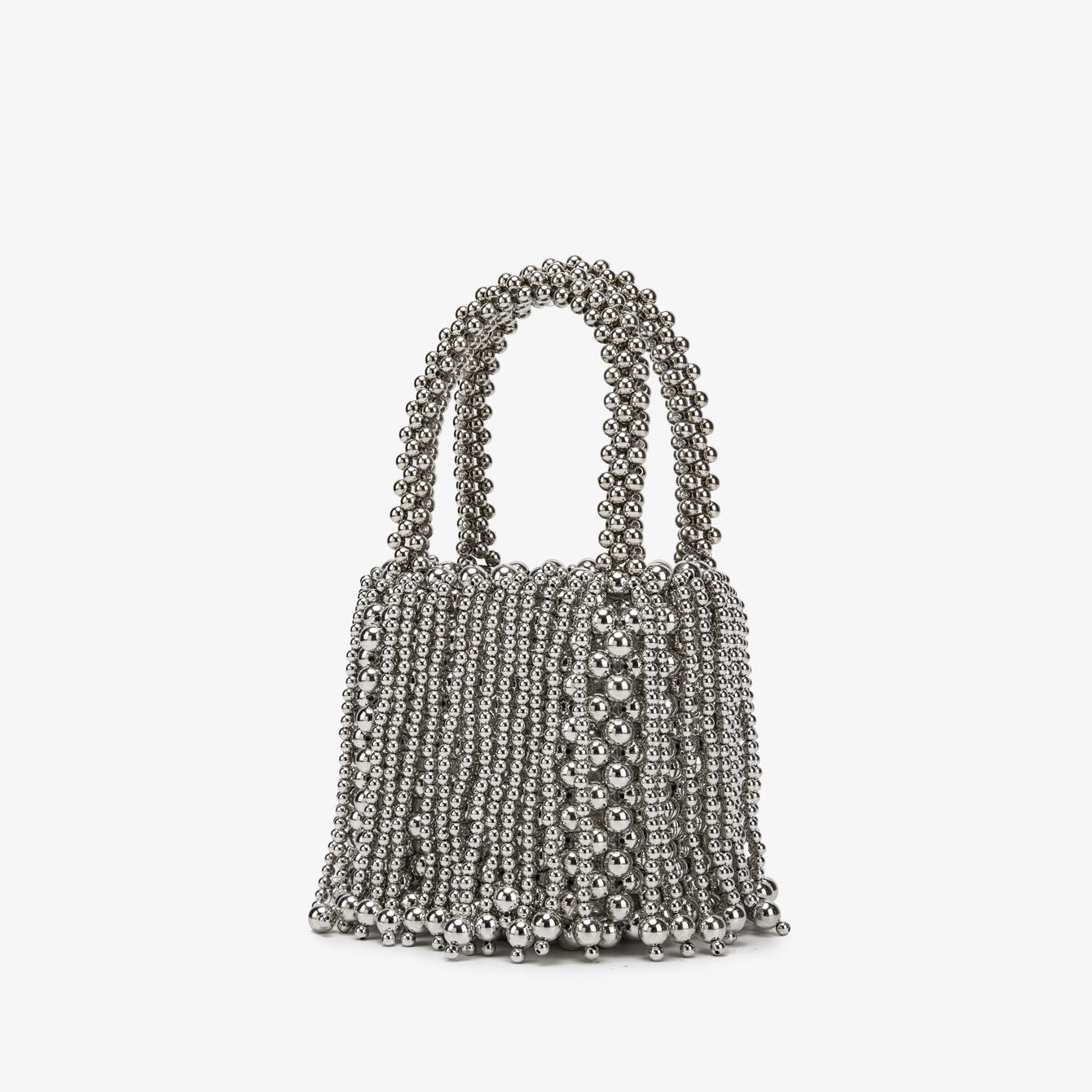 Acrylic Cat-eye Bead Pure Hand-braided Bag