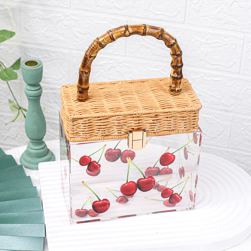 Ice Crush Acrylic Evening Bag Luxury Clutch