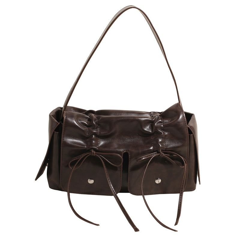 Square Bow Hand Messenger Bag