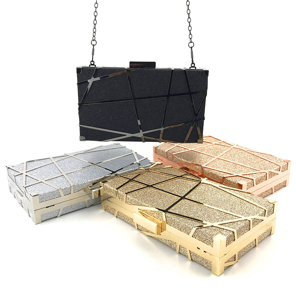 Party Chain Glitter Clutch
