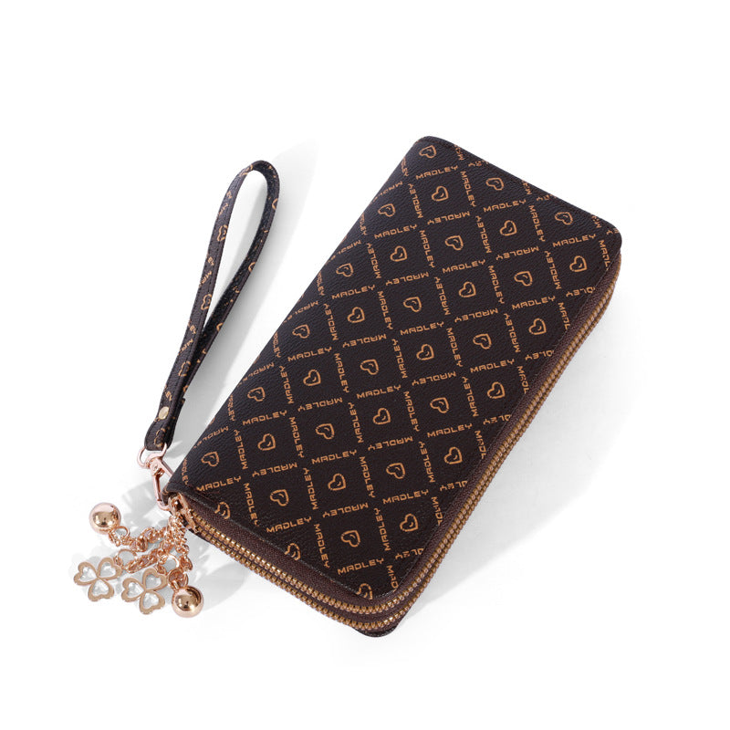 Women's Hand Holding Double Zip Large-capacity Wallet
