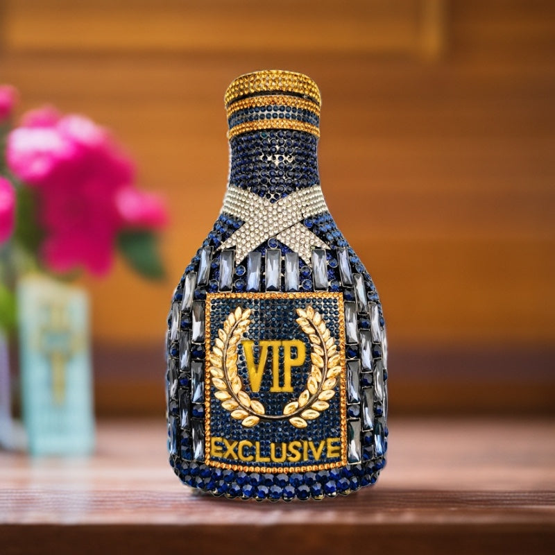 Champagne Bottle Diamond Dinner Bag