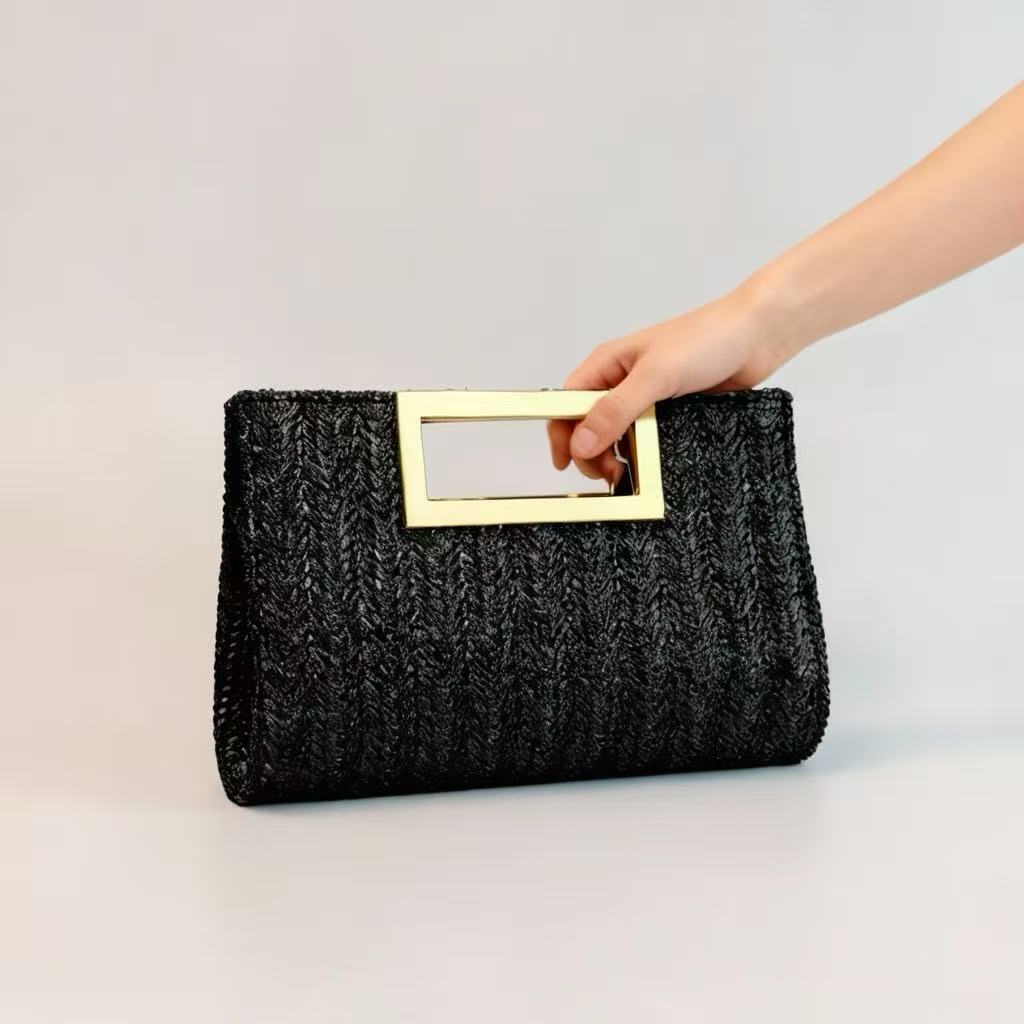 New Woven Chain Clutch Bag