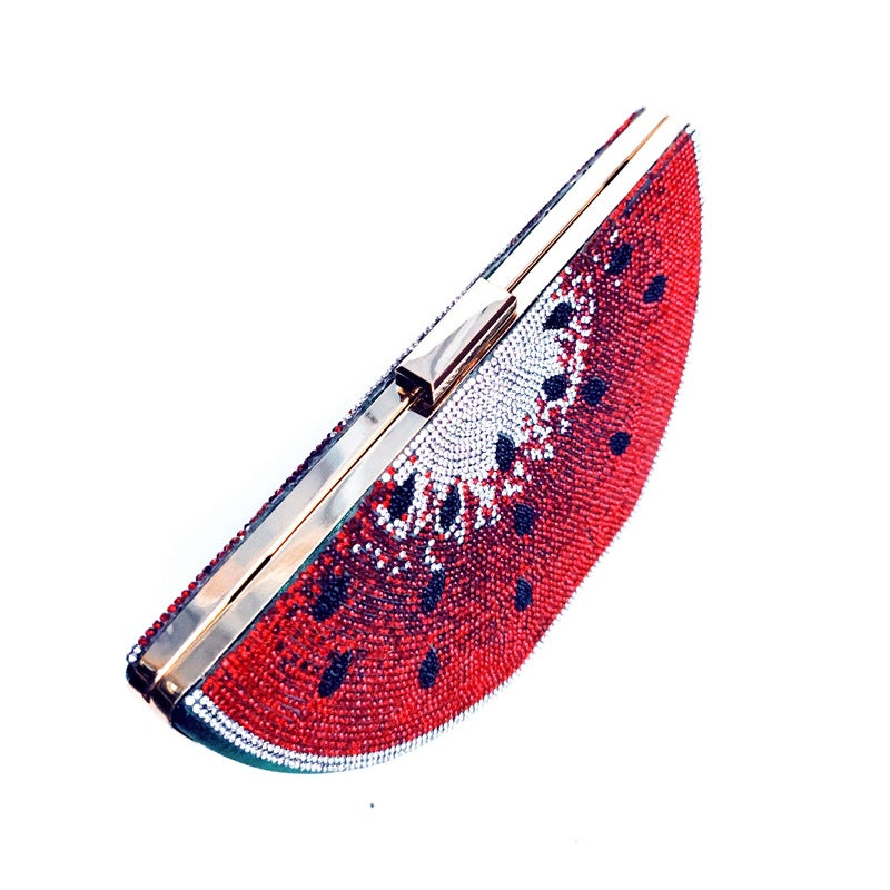 Diamond Fruit Clutch Evening Bag