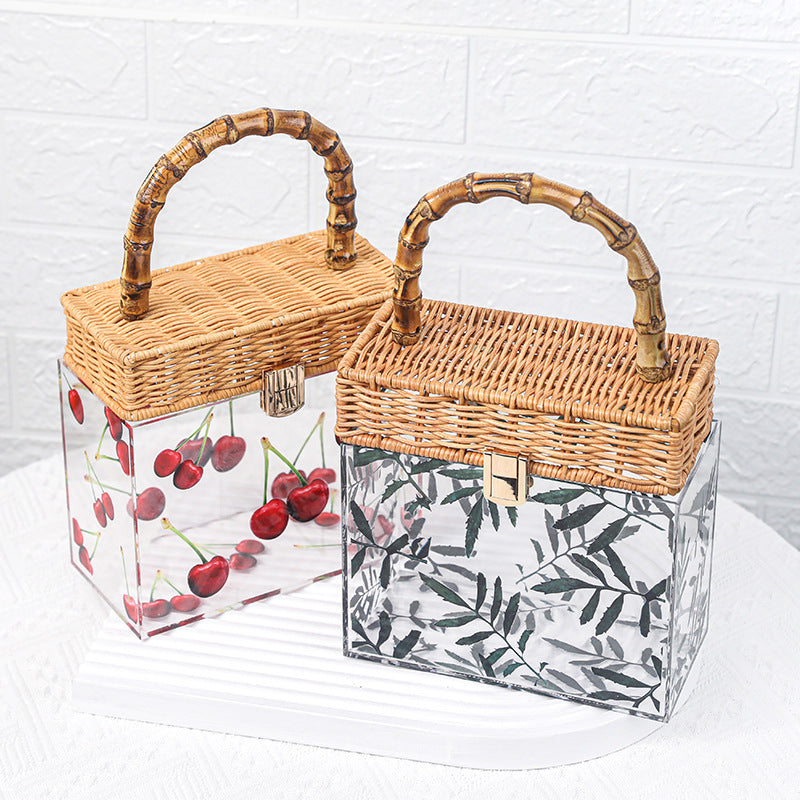 Ice Crush Acrylic Evening Bag Luxury Clutch