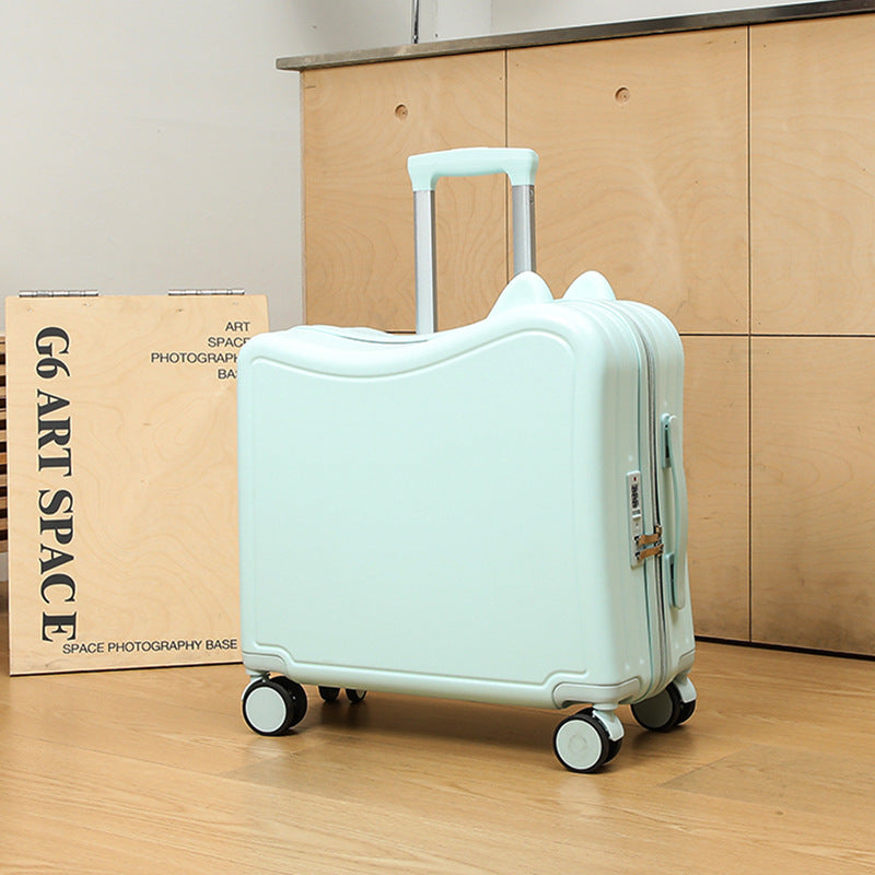 Children's Luggage Riding Trolley Case Boarding Bag