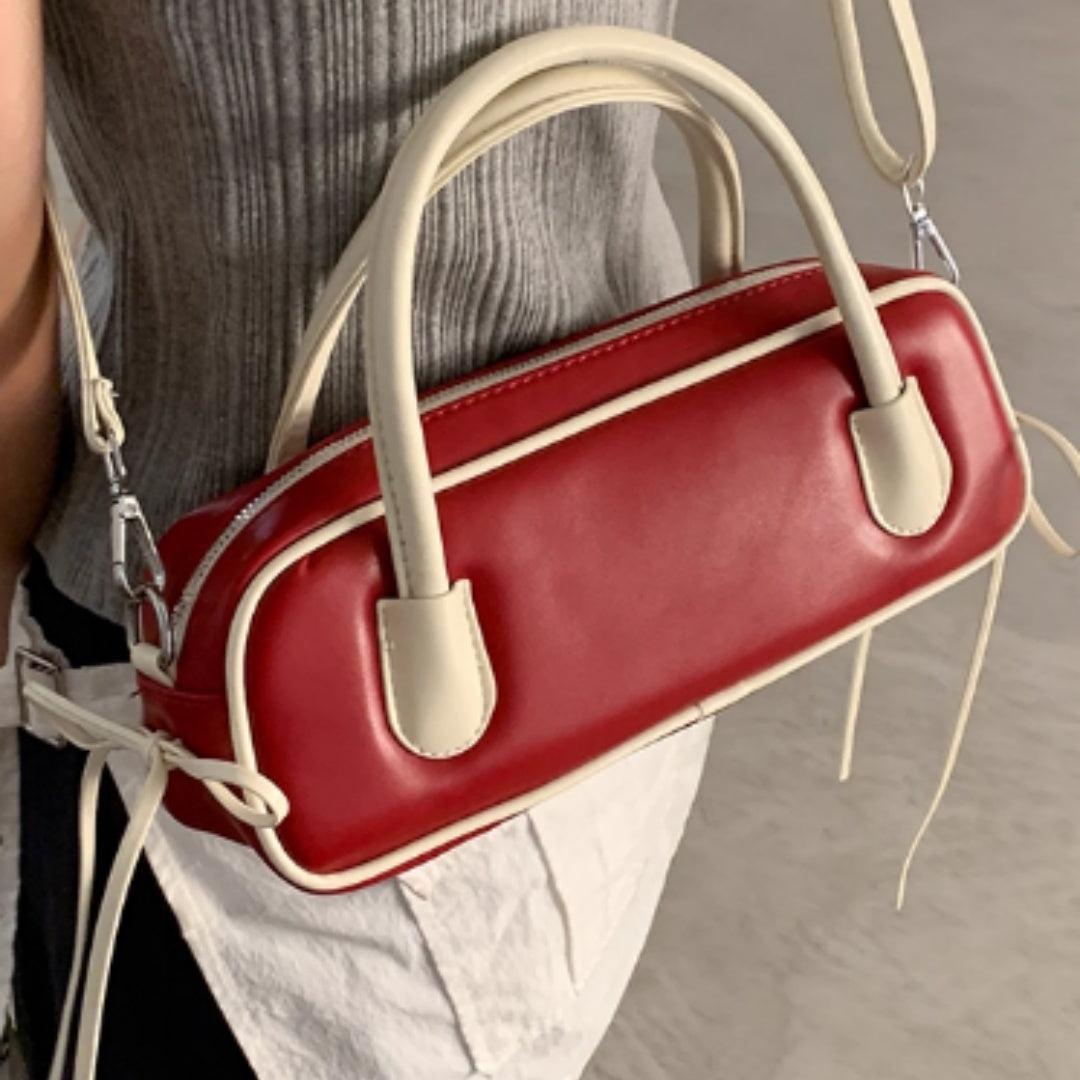 Retro Niche Red Handbag