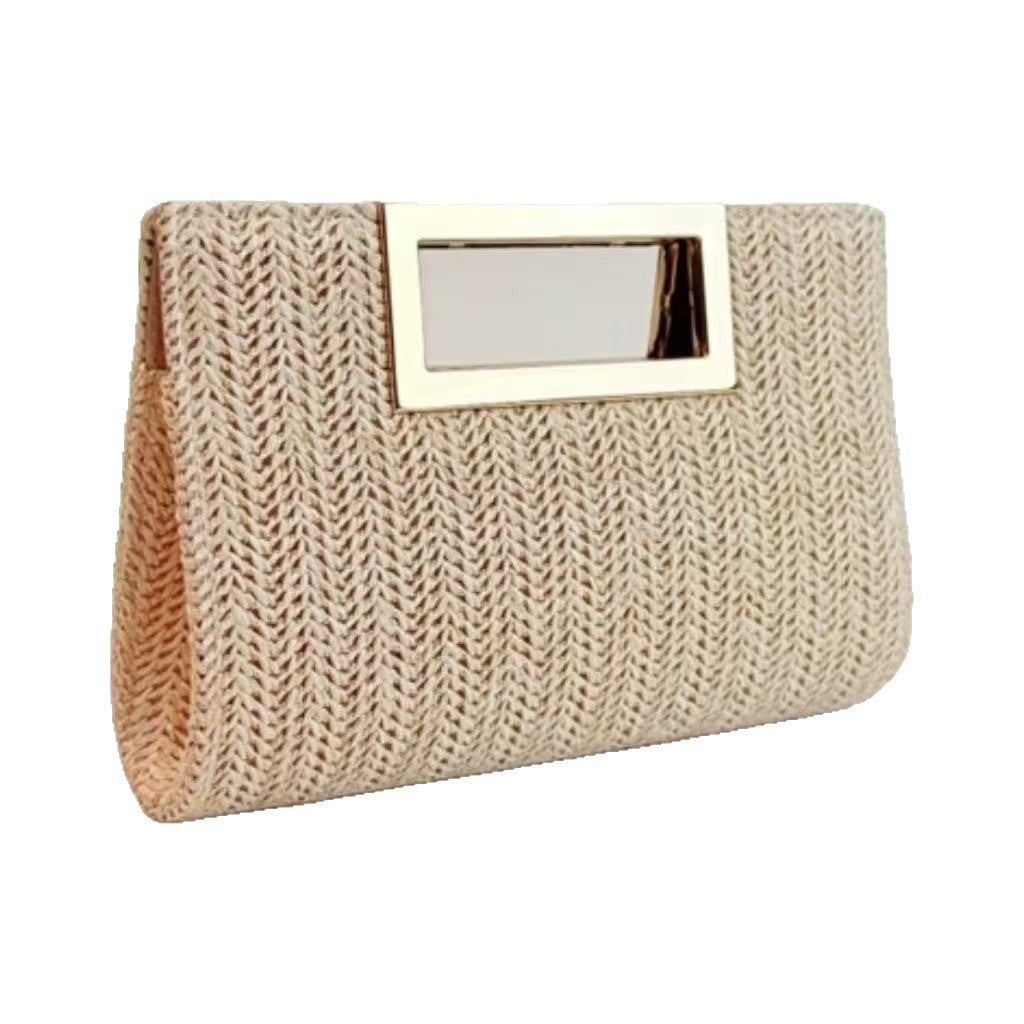 New Woven Chain Clutch Bag
