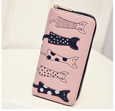 Dress‑appliqué wallet