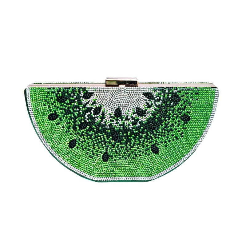 Diamond Fruit Clutch Evening Bag
