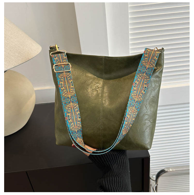 Large Capacity Bucket Crossbody Fashion Handbag