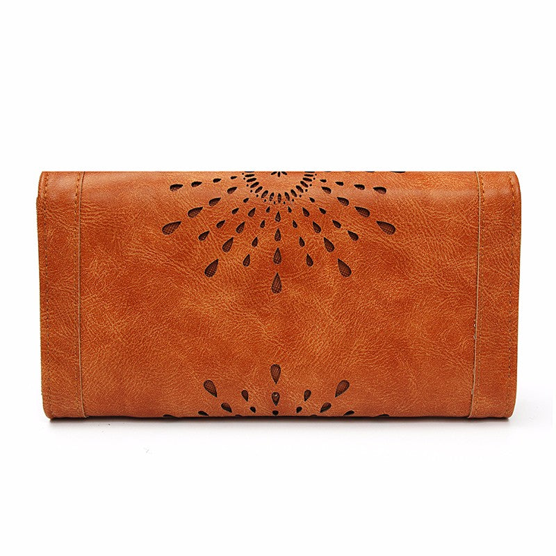 Vintage Hollowed Out Pattern Retro Wallet