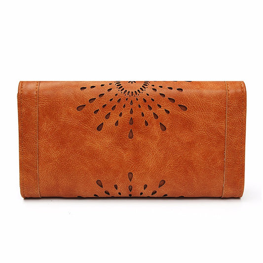 Vintage Hollowed Out Pattern Retro Wallet