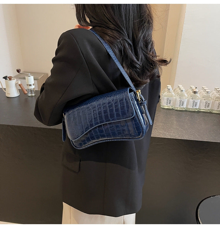 Flip Magnetic Snap Shoulder Messenger Bag