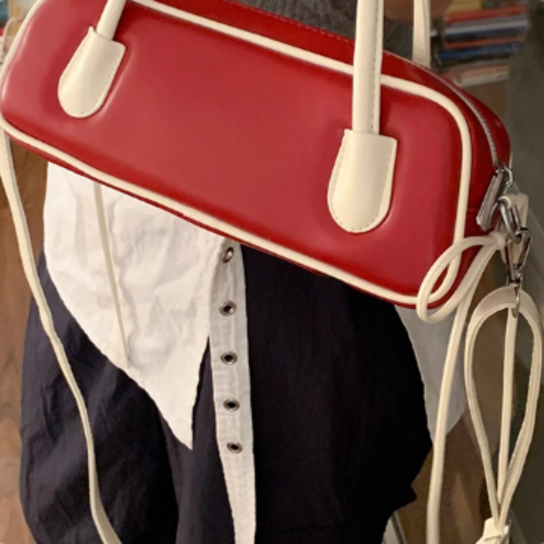 Retro Niche Red Handbag