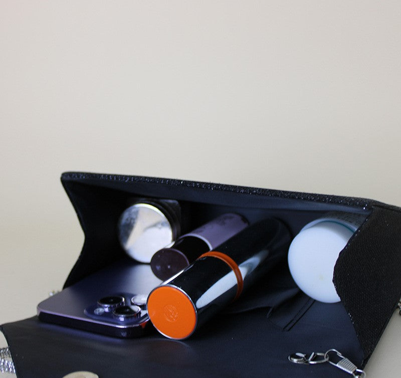 Dinner Clutch Diamond Flip Square Bag