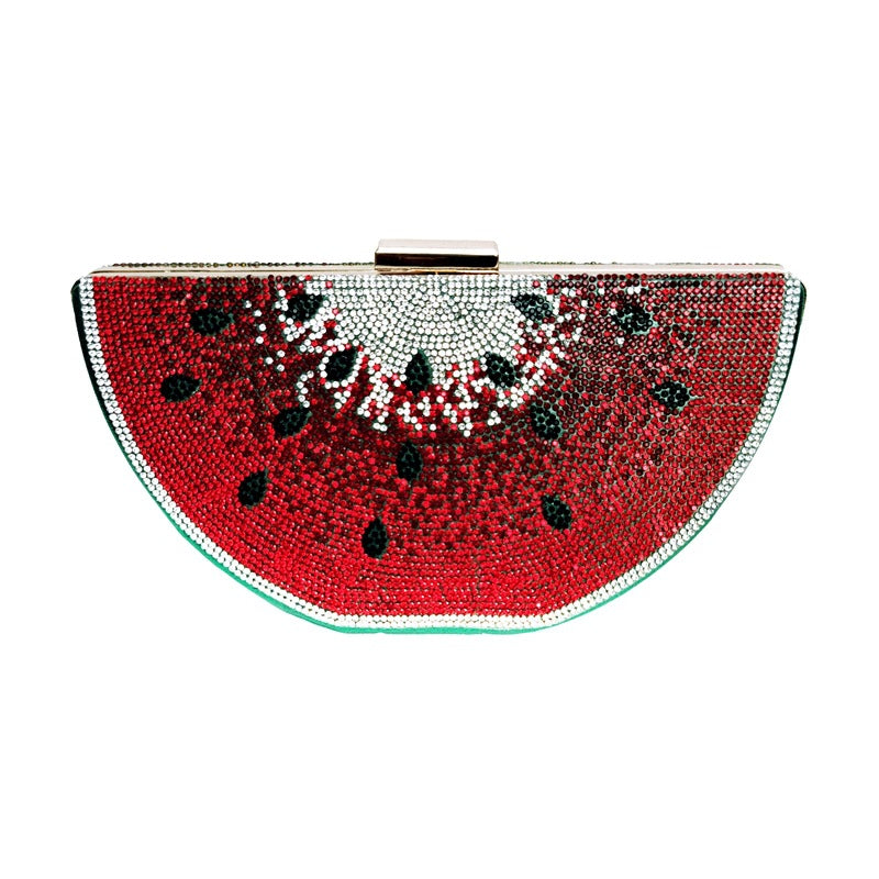 Diamond Fruit Clutch Evening Bag