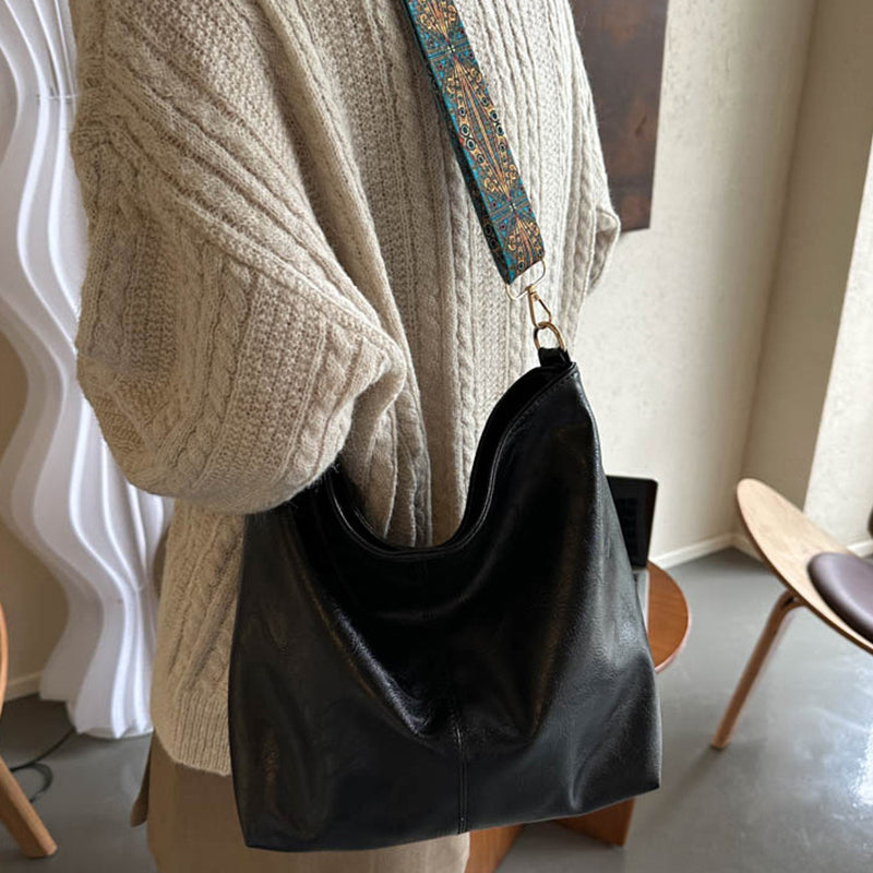 Large Capacity Bucket Crossbody Fashion Handbag