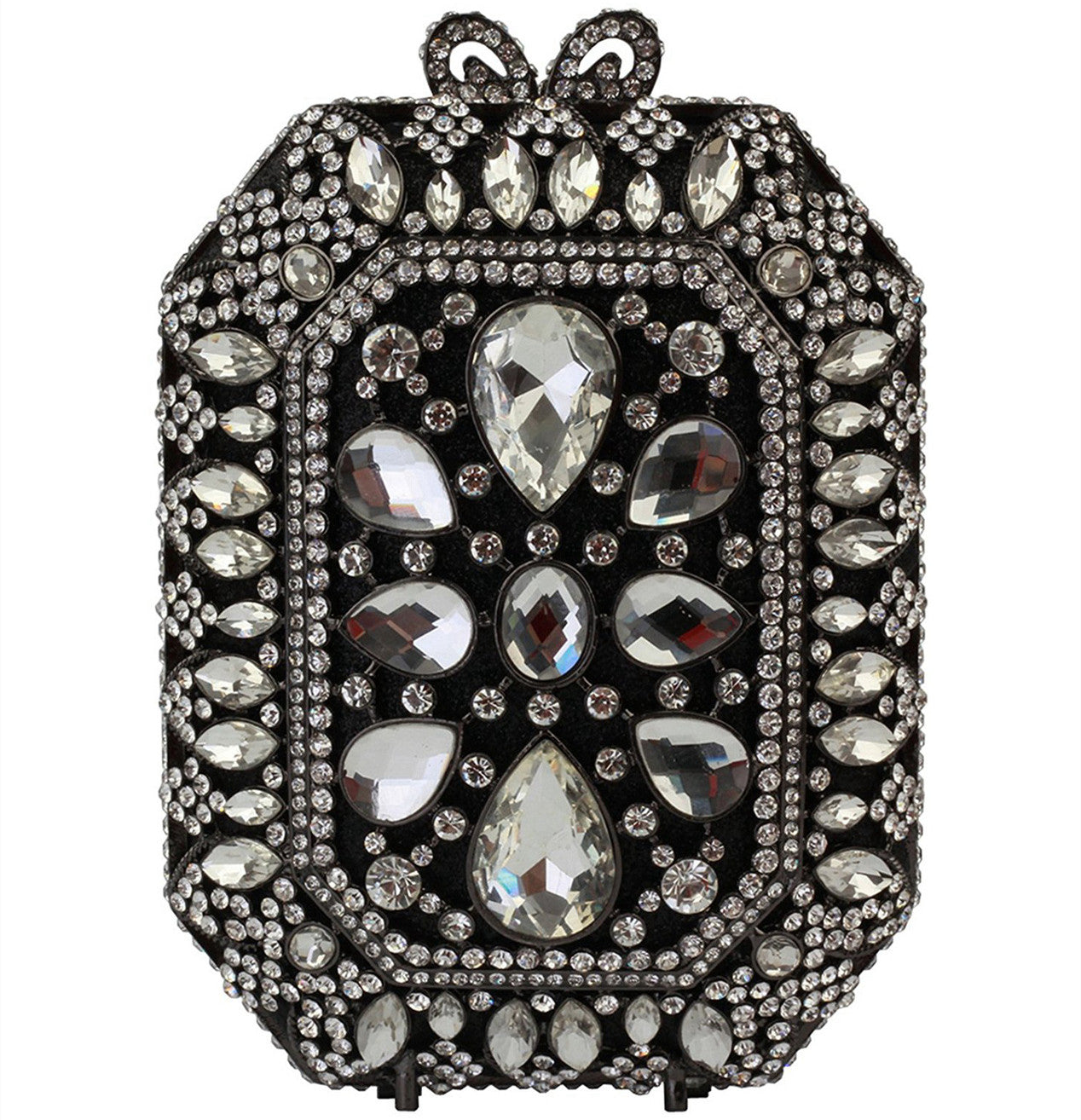 Clutch Bag with Handmade Diamond Evening